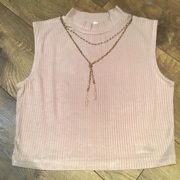 TWO LIGHTWEIGHT SOFT RIBBED STRETCHY CROP TOPS - Picture 8 of 13